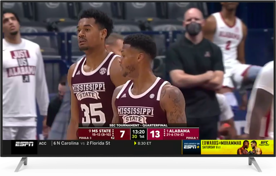 Watching basketball on TV gets more exciting than ever! Snapscreen